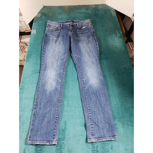 Lucky Brand Jeans Size 6 Womens Blue Stretch Pants Medium Mid Rise Lolita Skinny - Picture 2 of 13